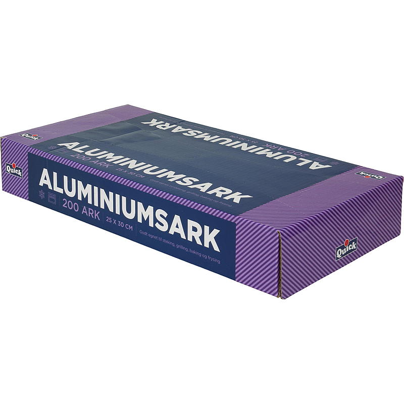 Quick Aluminiumsark 200 stk. 25x30 cm