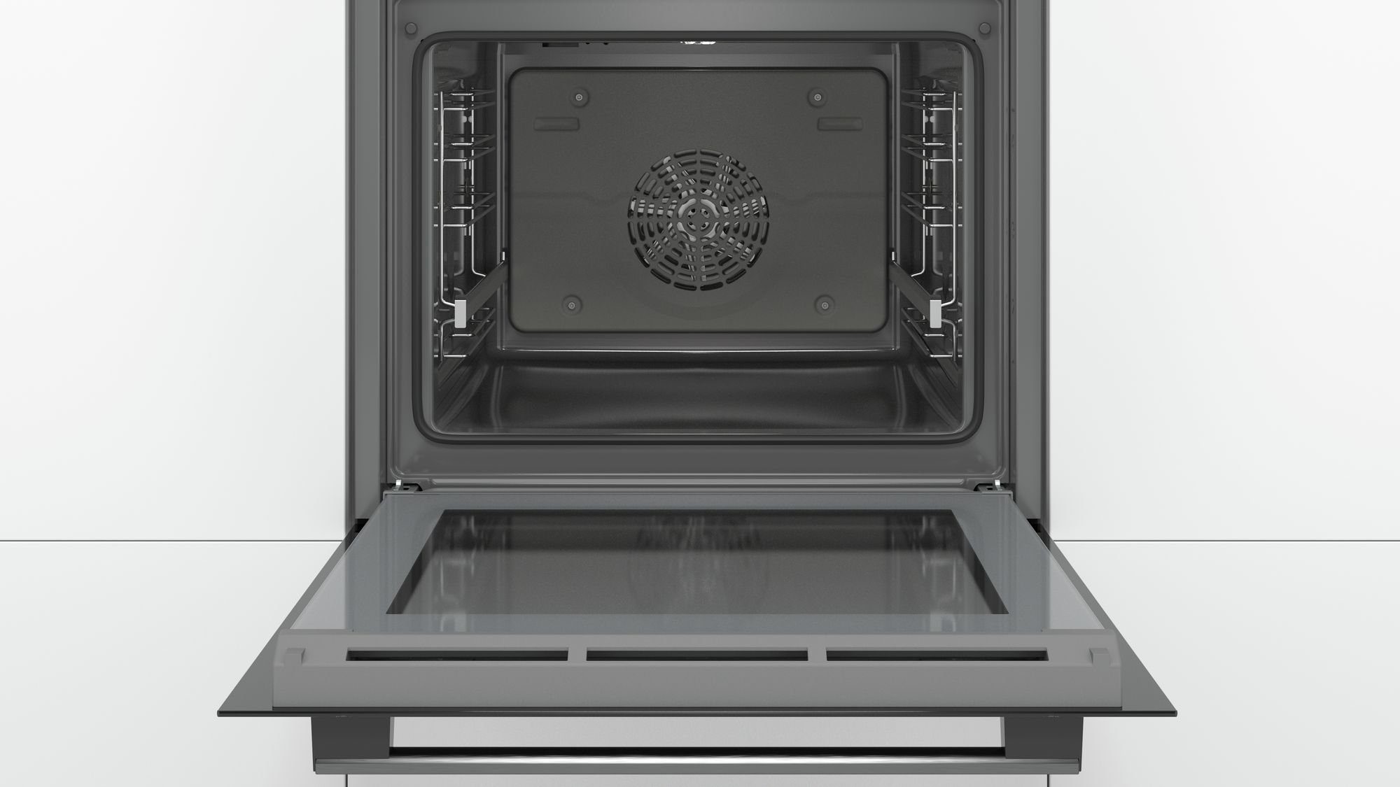 BOSCH Backofen-Set Backofen Teleskopauszug mit PKM Induktionskochfeld schwarz autark 60cm, mit 1-fach Teilauszug
