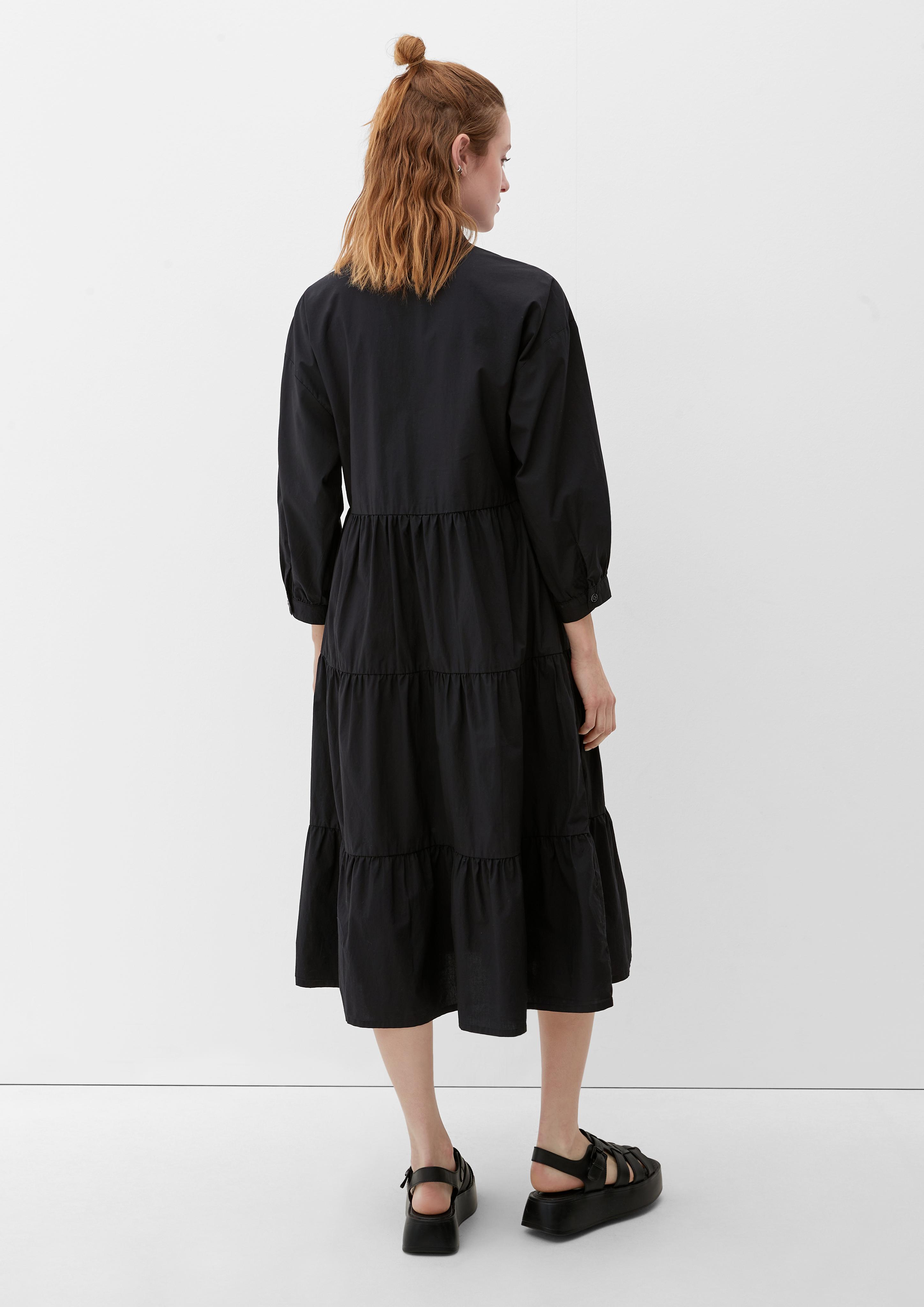 Stufenkleid mit Raffung  2124574-9999