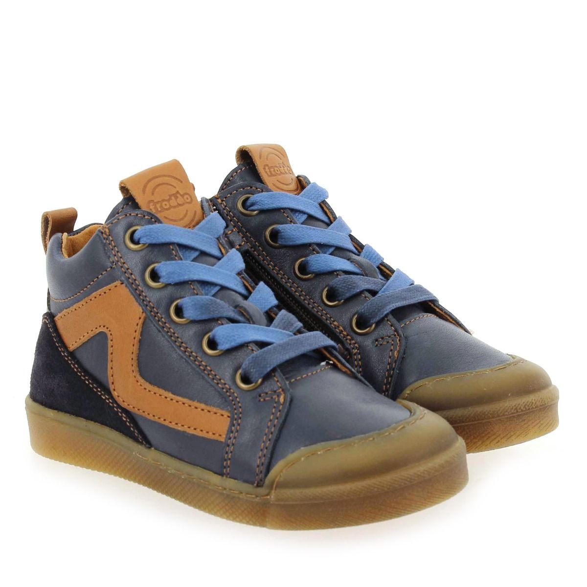 Froddo  ROSARIO LACE-UP - marine cognac