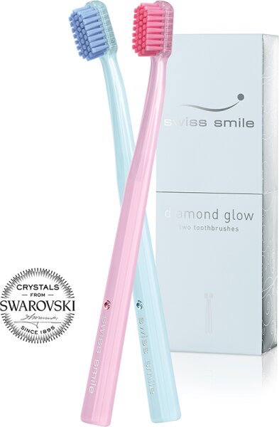 Swiss Smile Diamond Glow Farbe: rose quartz & serenity ice blue Zahnbürste