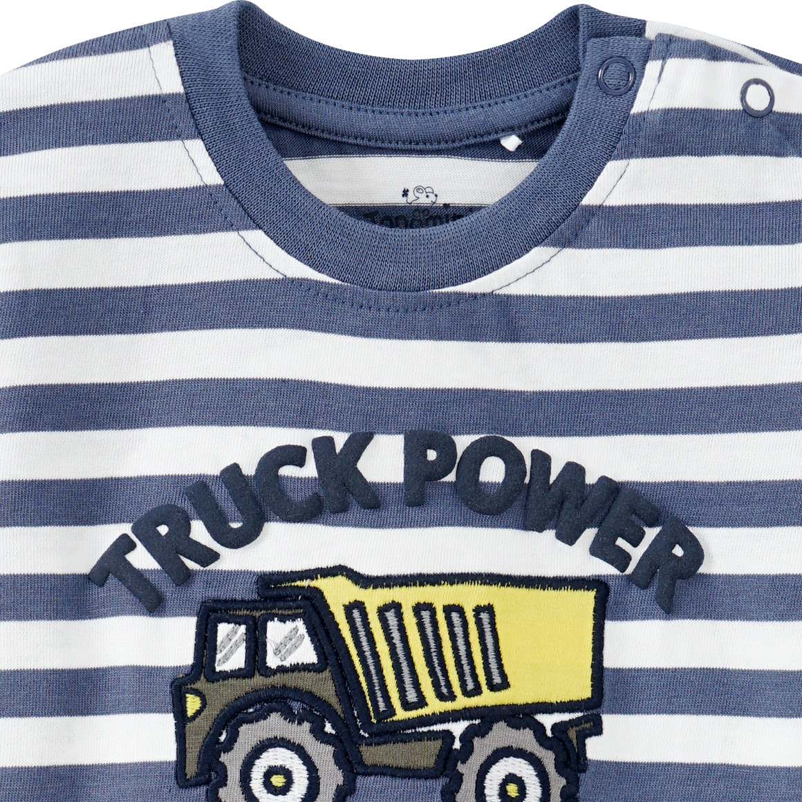 Baby Langarmshirt mit LKW-Applikation