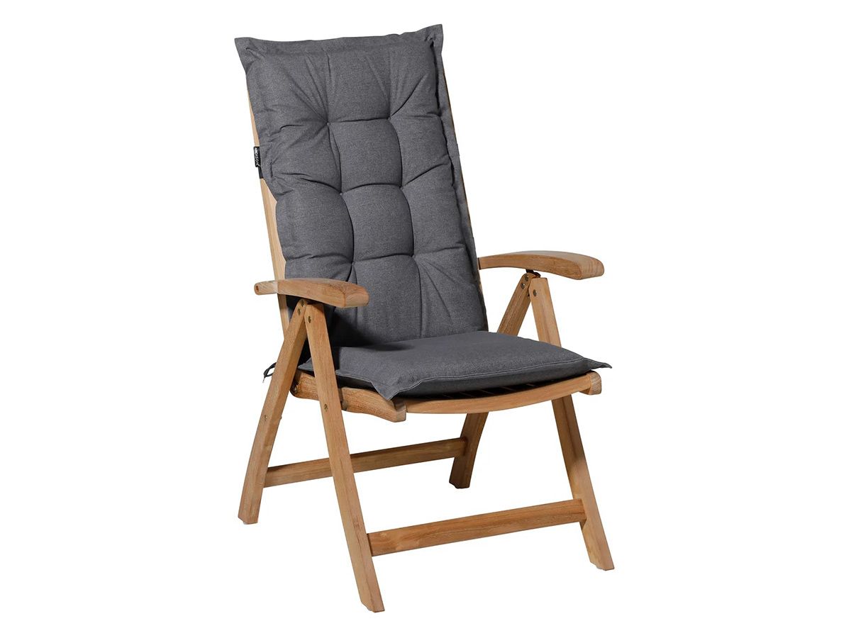 Madison Outdoor Oxford Grey Gartenkissen mit hoher Rückenlehne