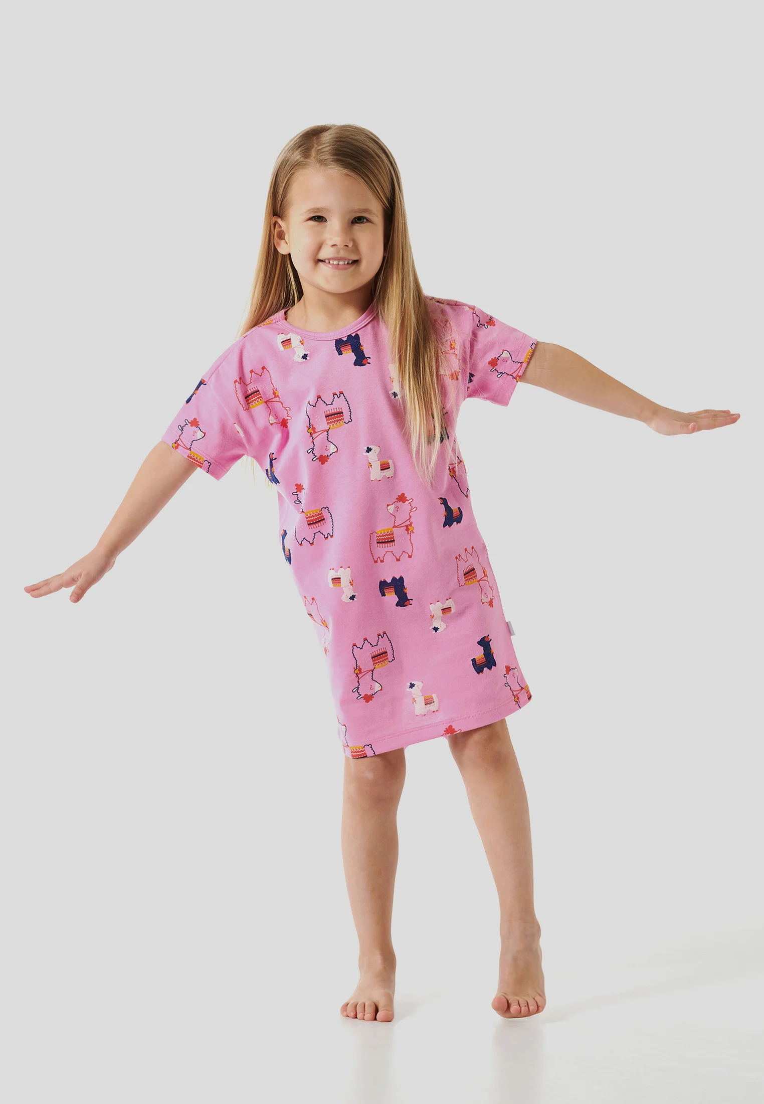 Schiesser KURZARM WORLD- Camisón