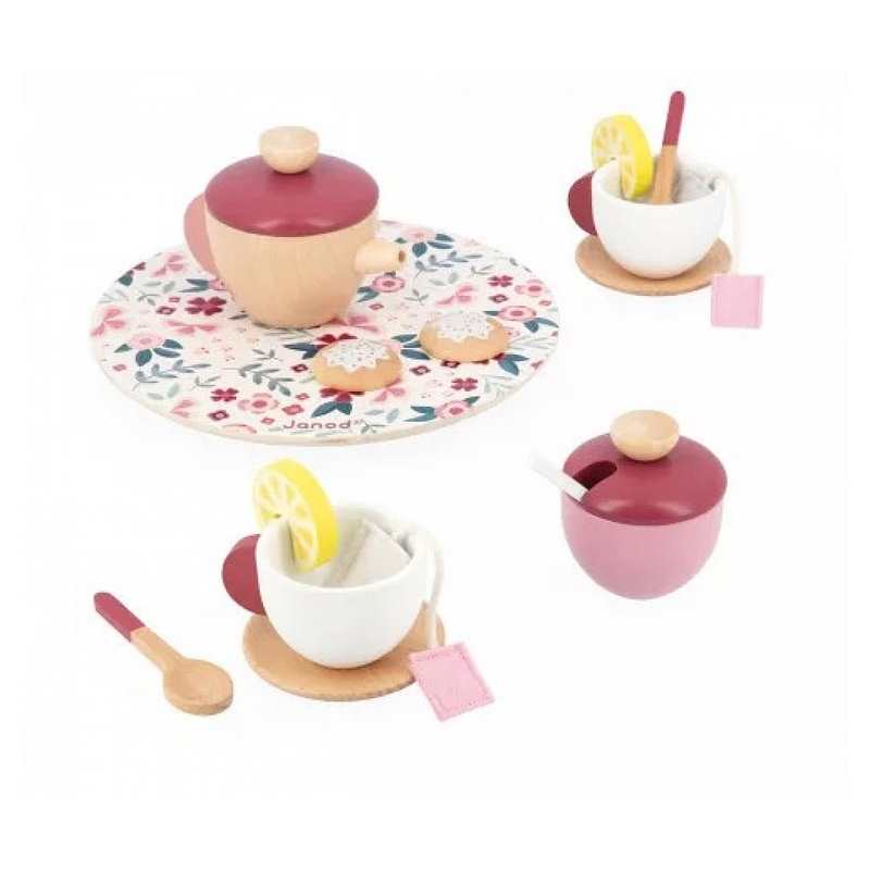 Set à the en bois Twist