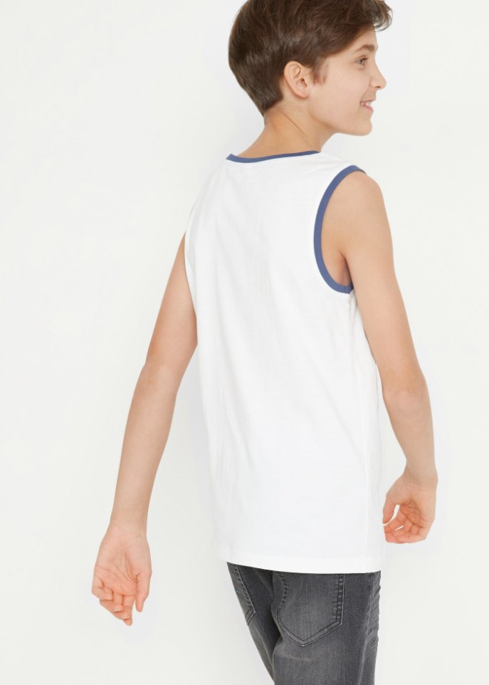 Jungen Tanktop aus Bio-Baumwolle (2er Pack)