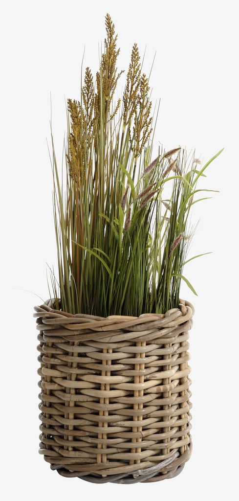 SEGLA Vaso cesto SEGLA Ø38xH37 rattan natural