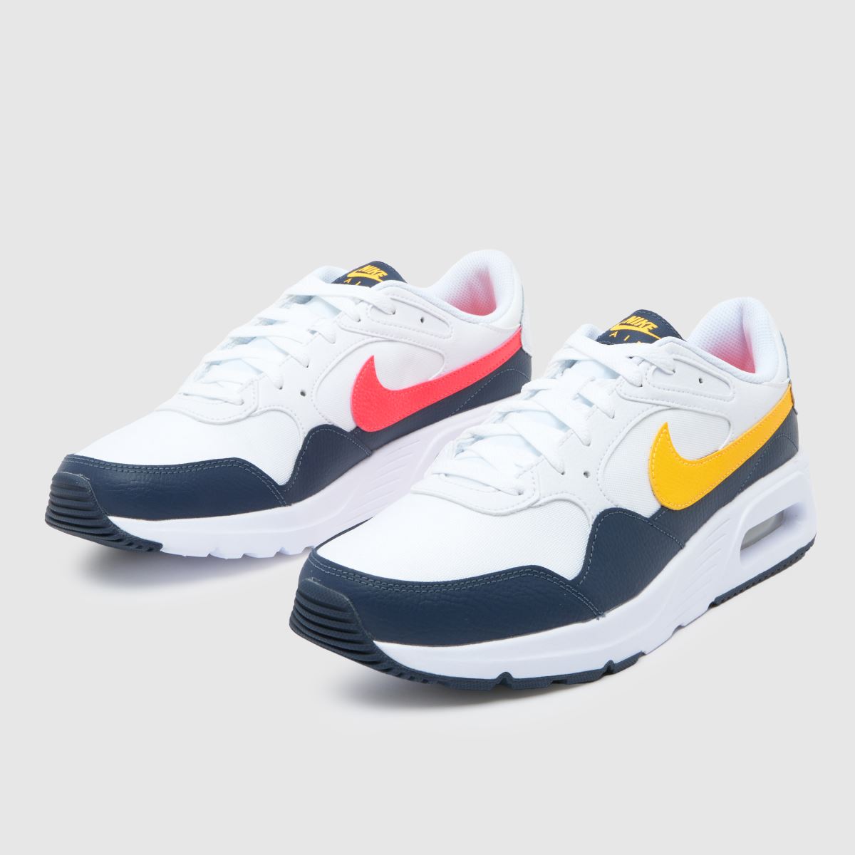 Nike Air Max SC cipők fehér és sárga színben