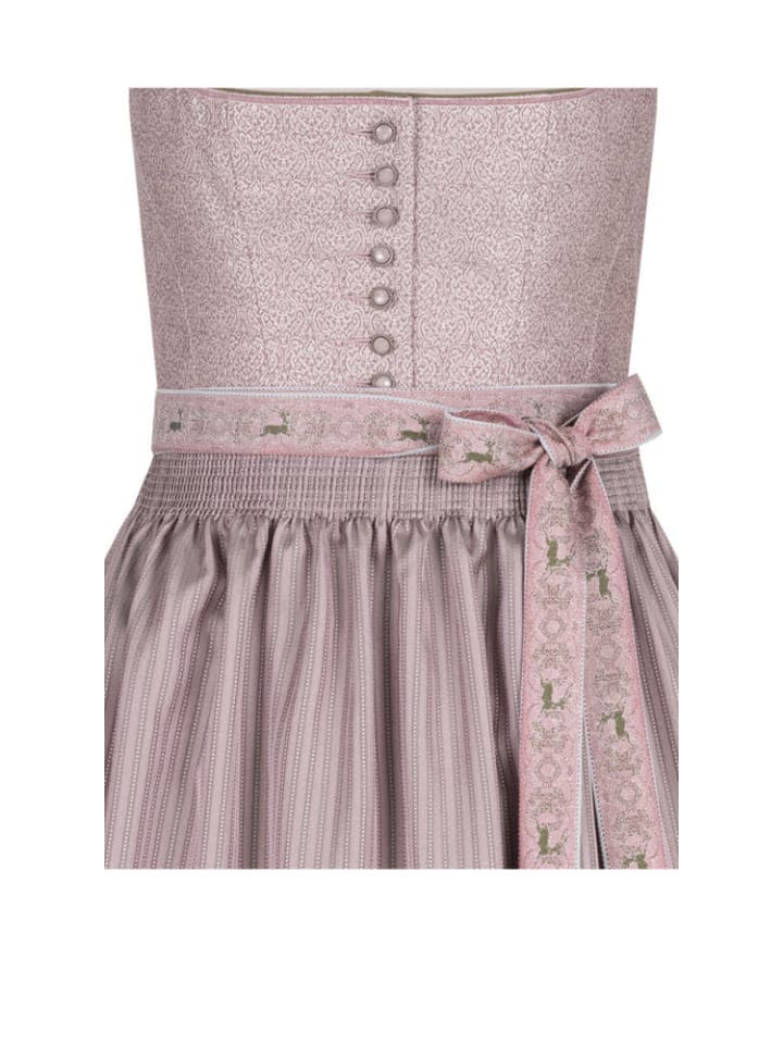 Nübler Midi Dirndl Jule in Altrosa günstig kaufen