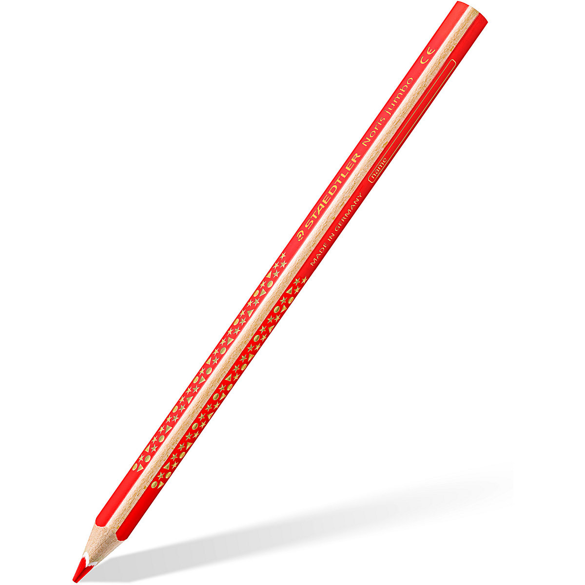Dreikant-Jumbo-Buntstifte Noris® , 10 Farben, inkl. Bleistift & Radierer