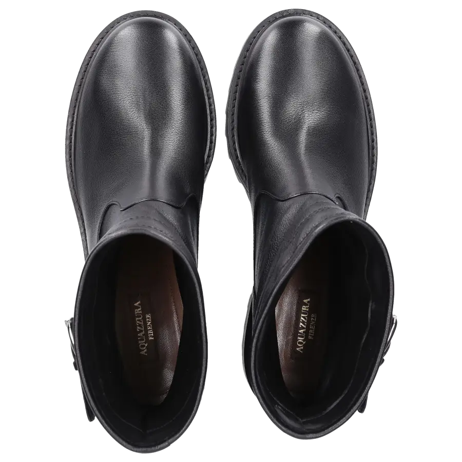 Aquazzura - Stiefeletten SUE Kalbsleder - schwarz