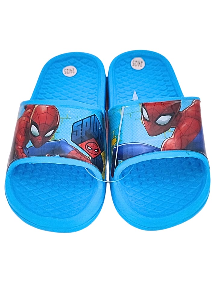 Spiderman Badelatschen Spider-Man in Hellblau günstig kaufen 24/25
