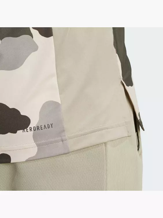 adidas Train Essentials Camo Allover Print T-Shirt