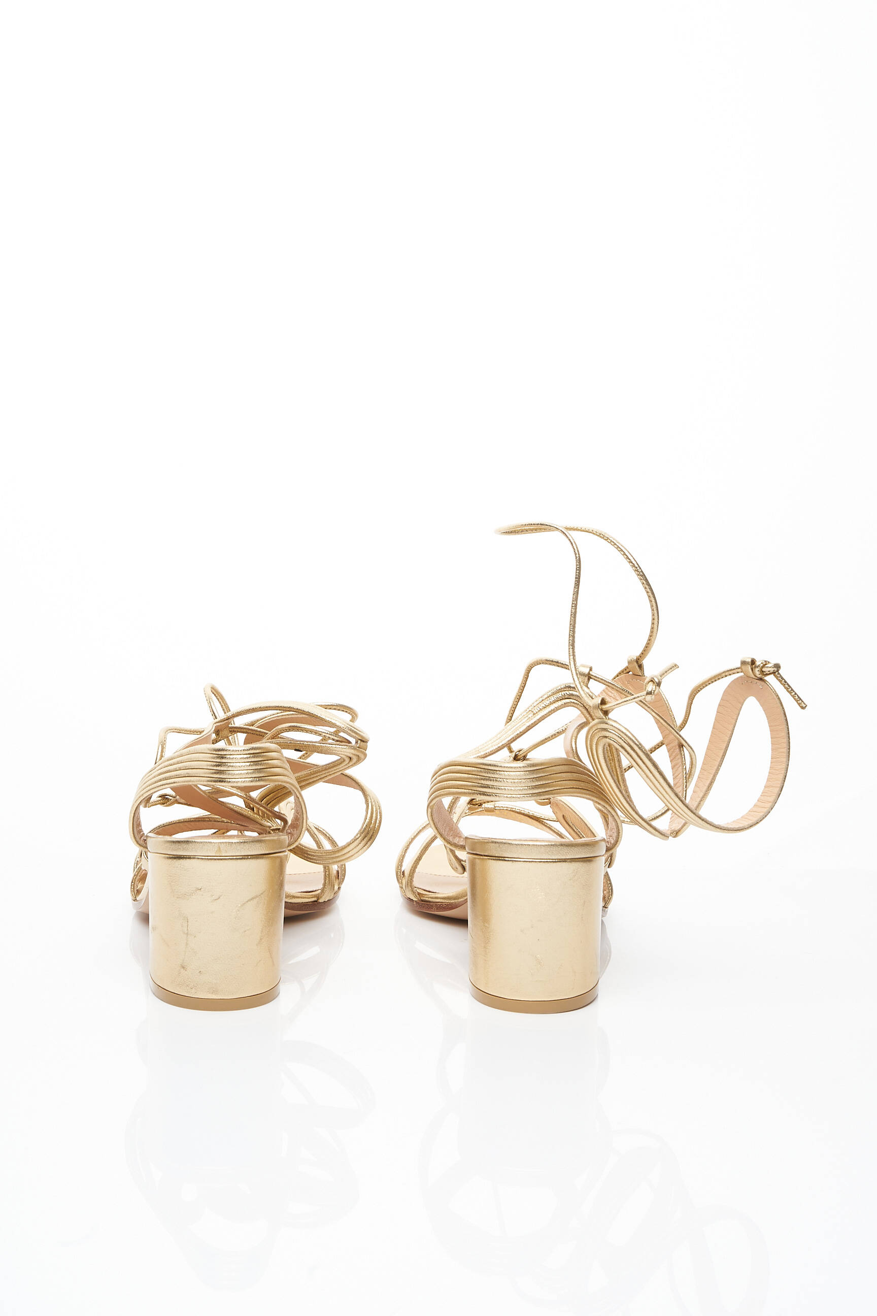 Gianvito Rossi Sandales Nu Pieds Femme couleur beige