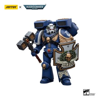 Warhammer 40k Actionfigur 1/18 Ultramarines Vanguard Veteran with Thunder Hammer and Storm Shield 12 cm