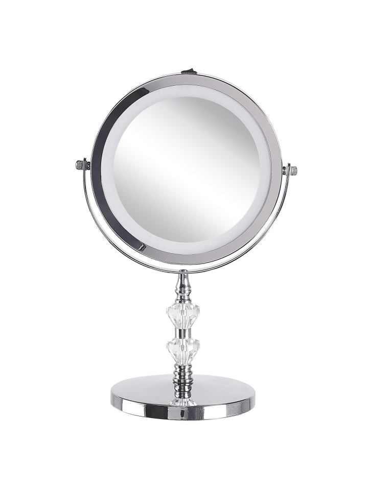 Beliani Kosmetikspiegel LAON in Silber - (W) 20 x (H) 31 x (L) 14 cm günstig kaufen onesize