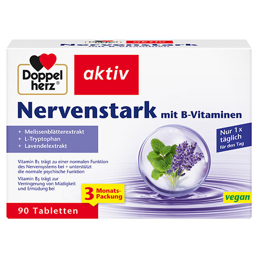 DOPPELHERZ Nervenstark Tabletten  90 St  Tabletten