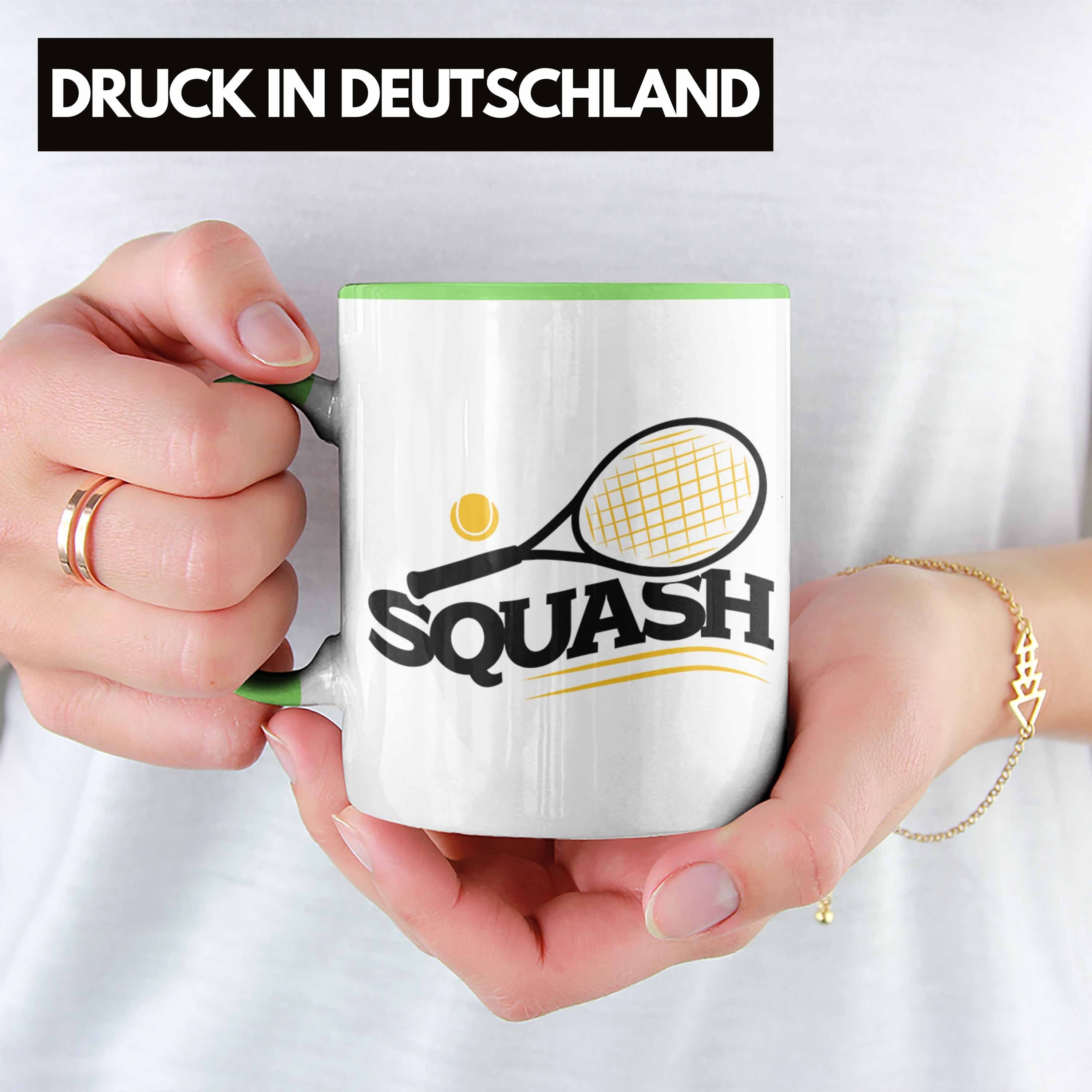 Trendation Tasse Lustige Squash-Tasse Geschenk für Squash-Spieler