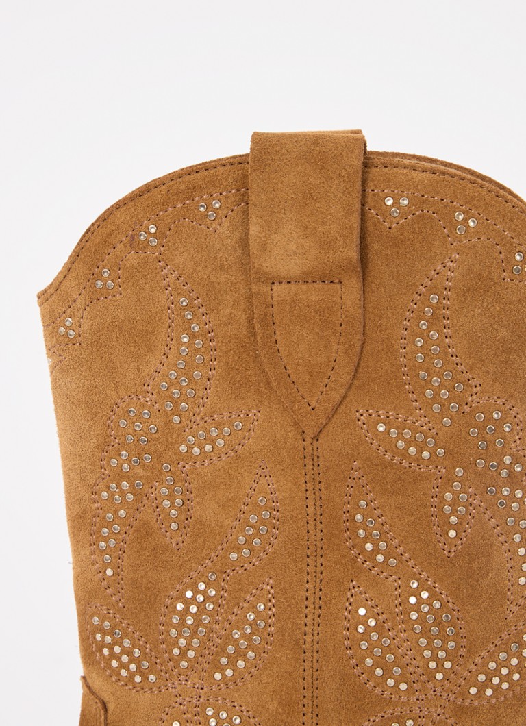 Stivali da cowboy Isabel Marant Duerto in camoscio con borchie