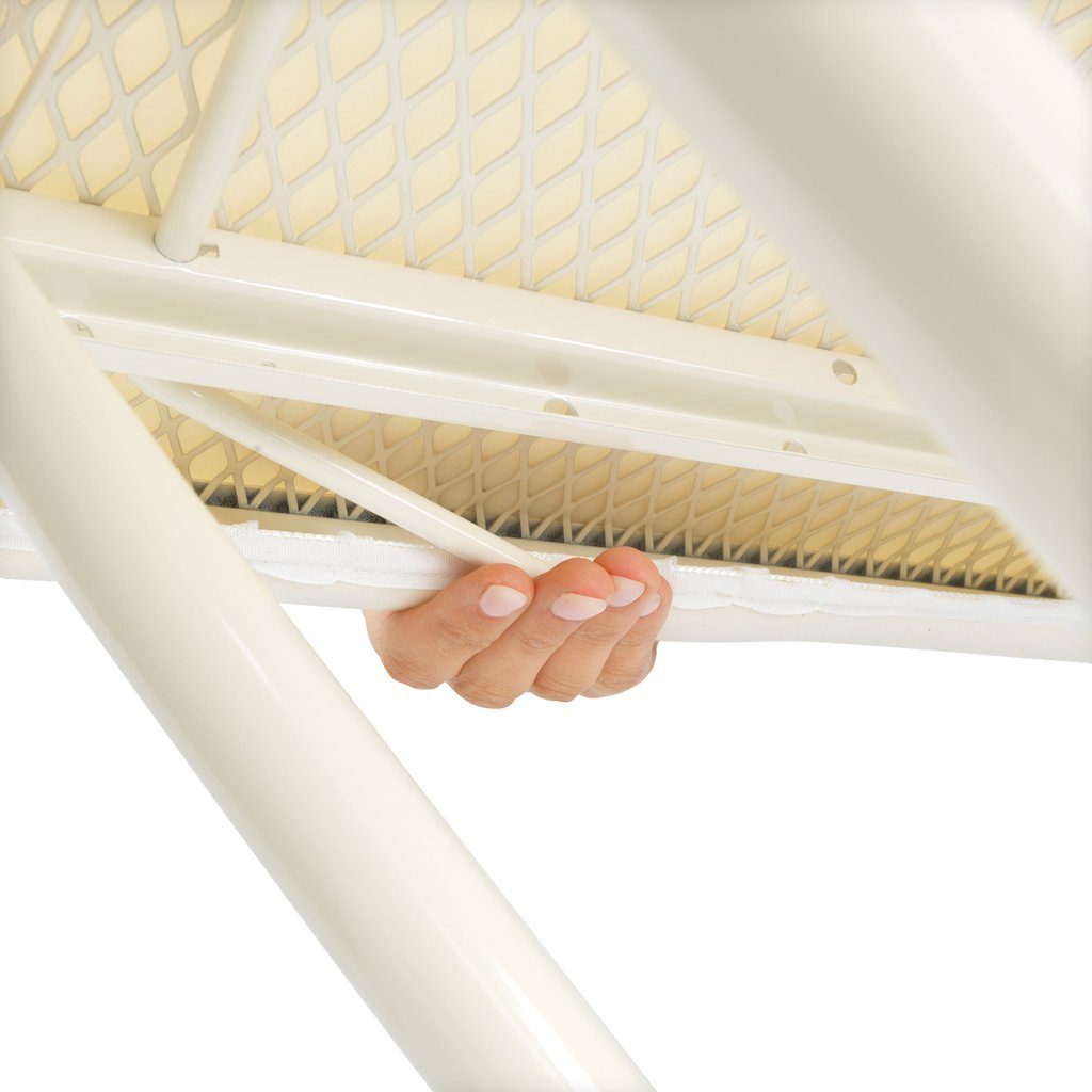 Brabantia Bügelbrett Streckmetall-Bügeltisch Gr.B 124 x 38 cm / Rohrdurchmesser 22 mm