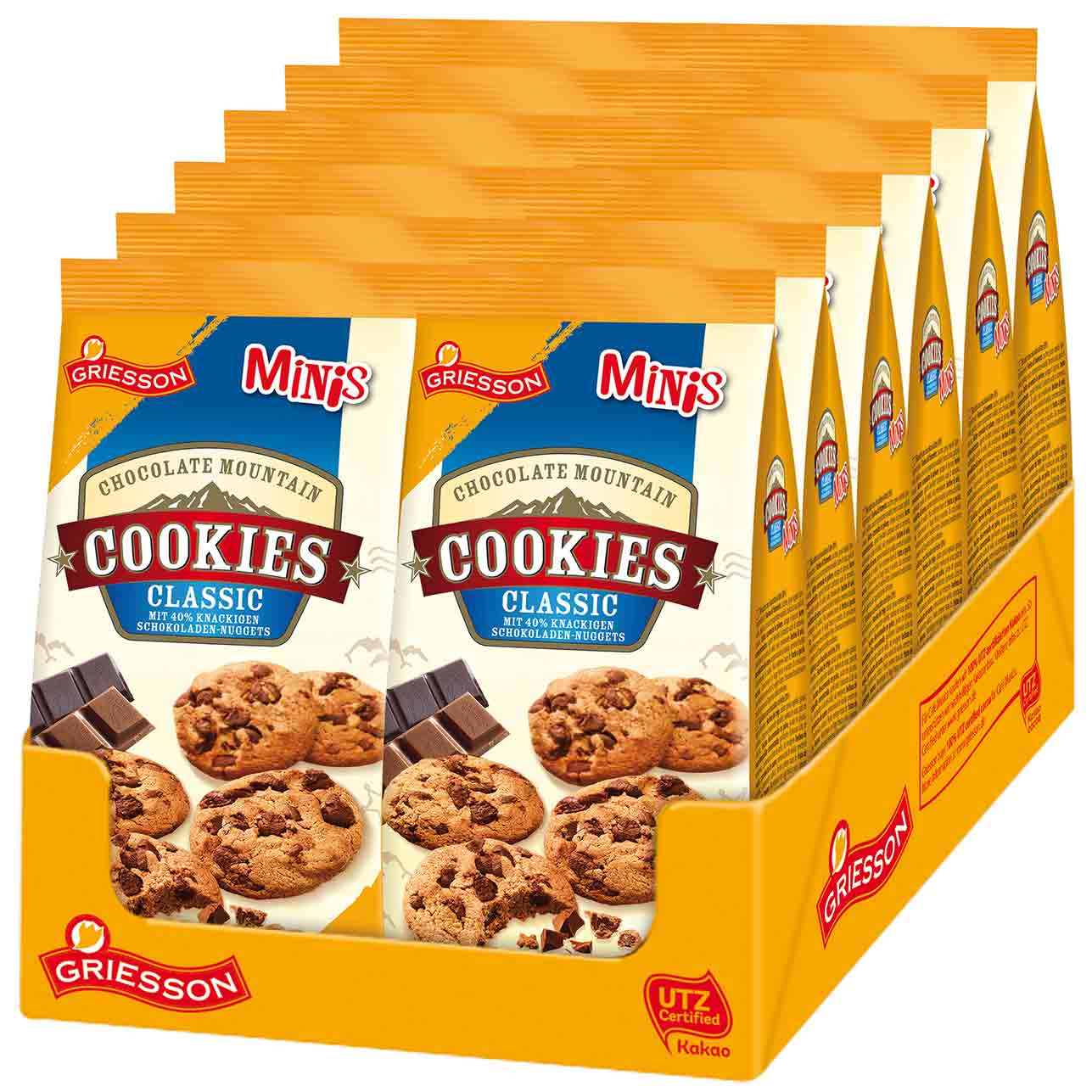 Griesson Chocolate Mountain Cookies Classic Minis 125g