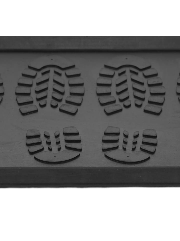 relaxdays Schuhabtropfschale in Schwarz - (B)80 x (T)40 cm günstig kaufen onesize