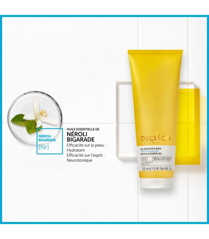 DECLÉOR-GEL DOUCHE & BAIN NÉROLI BIGARADE-Gel Douche Hydratant Visage et Corps