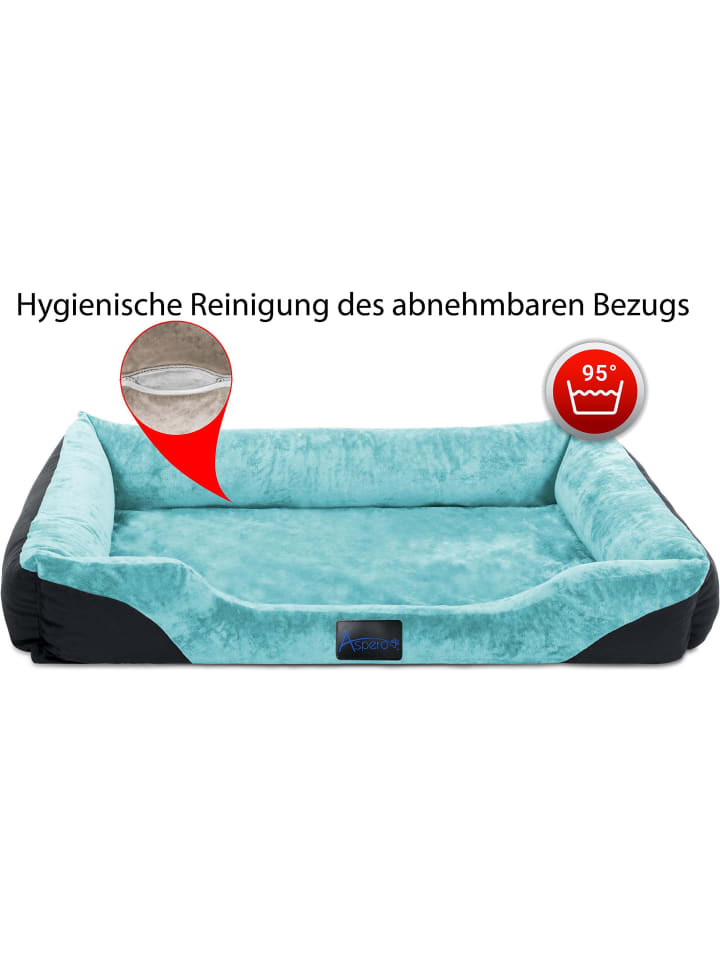 Aspero Hundebett Hanko in Blau günstig kaufen