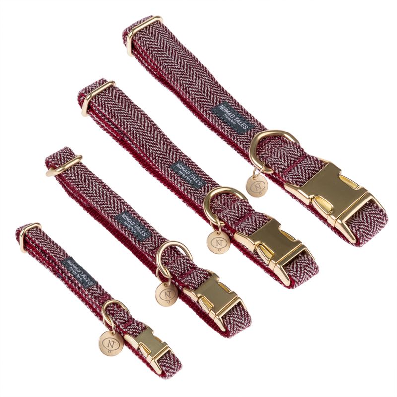 Nomad Tales Calma Halsband, burgundy zu TOP-Preisen