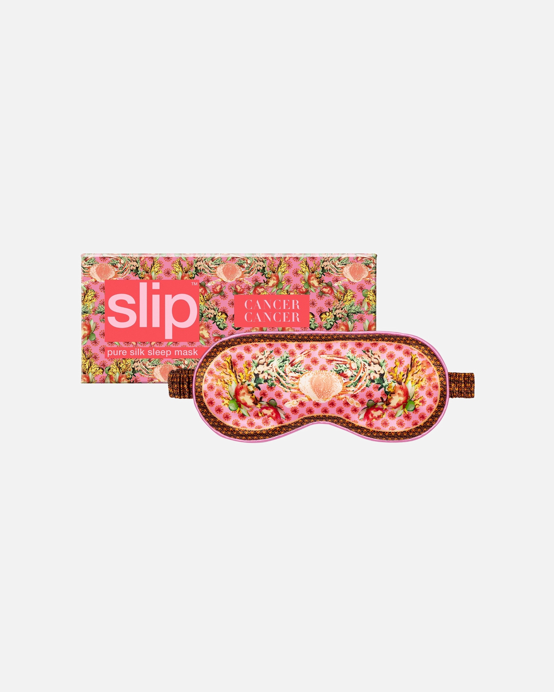 Maska do spania z czystego jedwabiu Slip Slip - znak zodiaku - rak