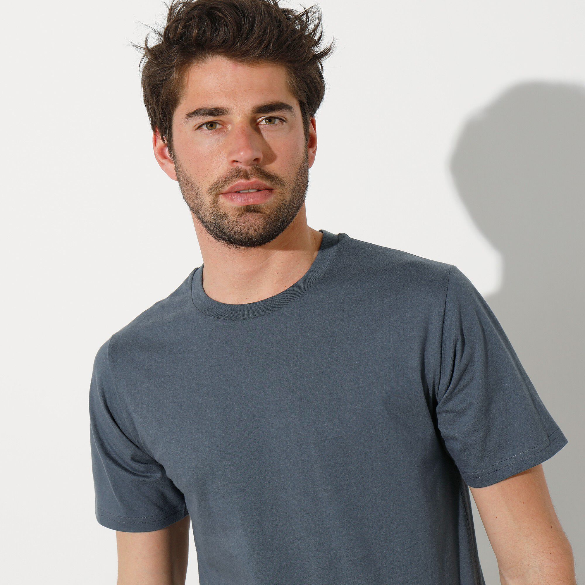 T-shirt col rond manches courtes