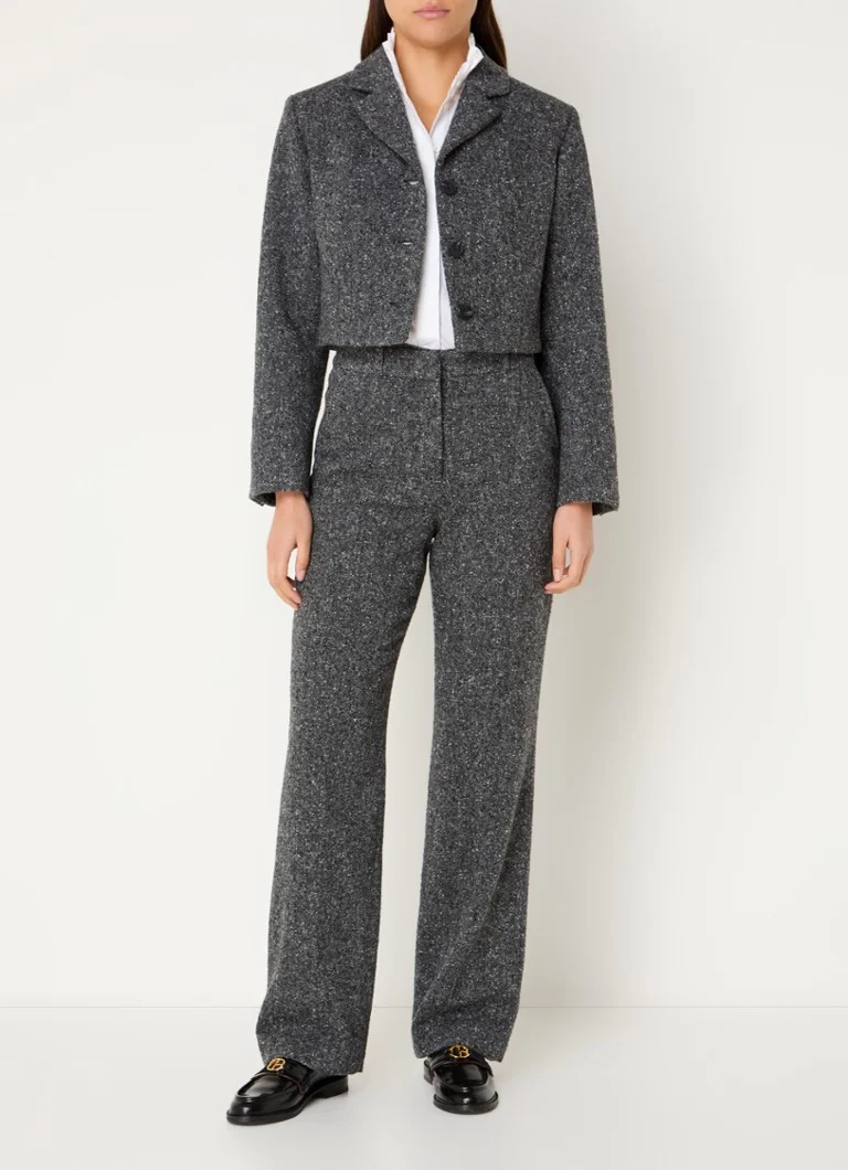 Claudie Pierlot Sacou scurt din tweed Vamis