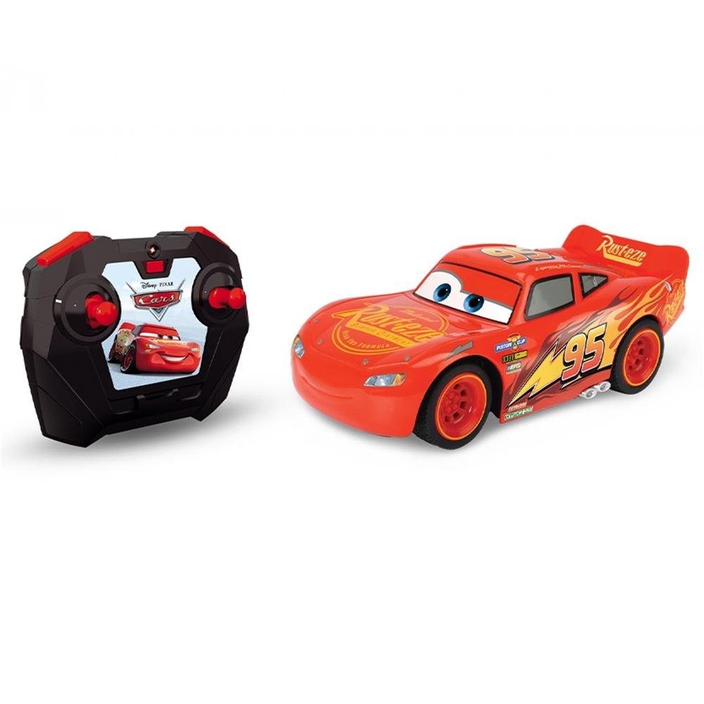 JADA RC-Auto RC Cars 3 Lightning McQueen Turbo Racer, ferngesteuertes Spielzeugauto 2-Kanal-Funkfernsteuerung