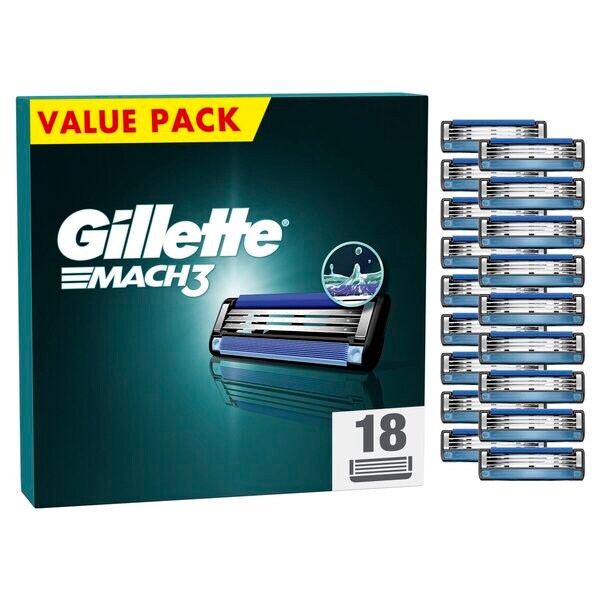 Rezila za britvice Gillette Mach3, 18 kosov