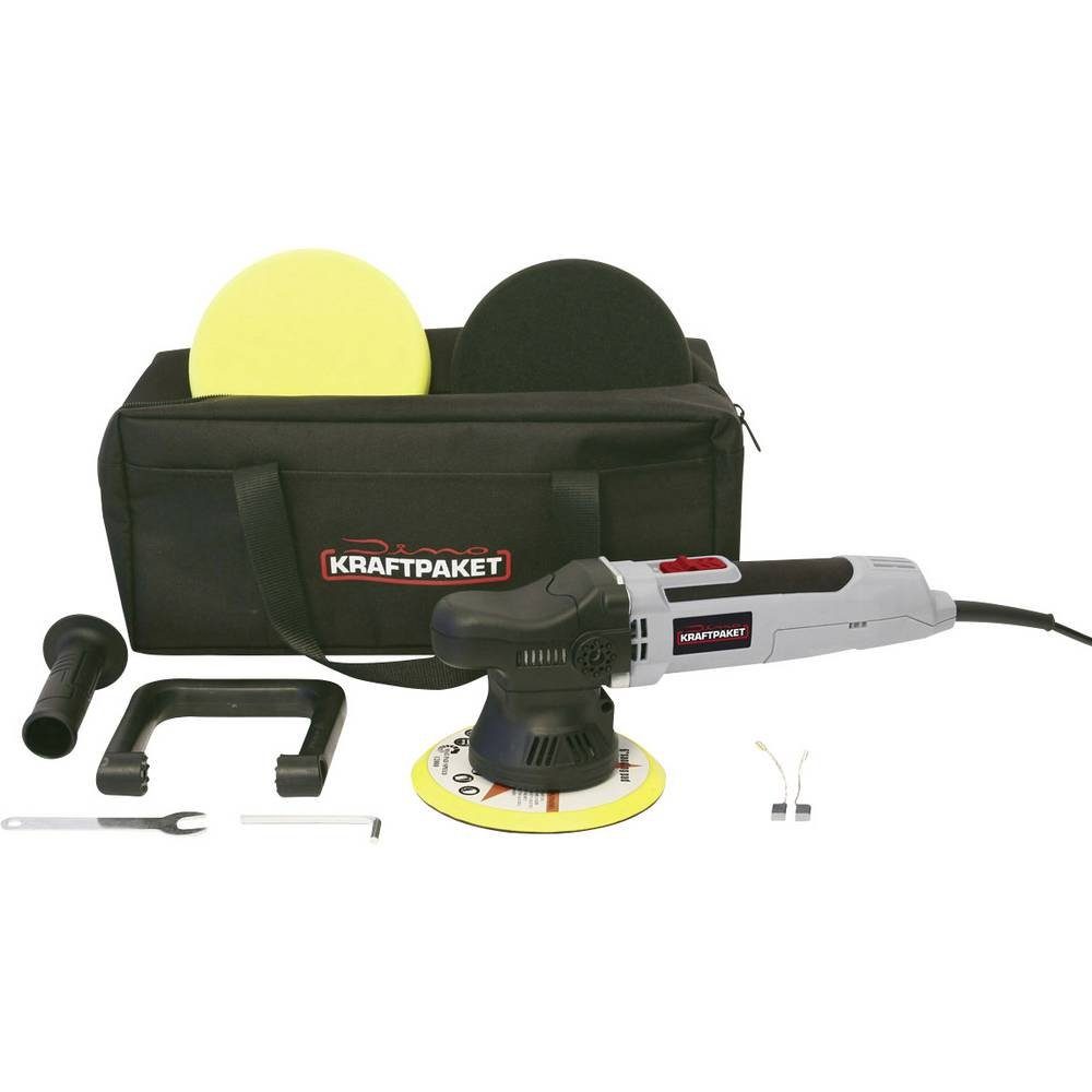 Dino KRAFTPAKET Poliermaschine Exzenterpoliermaschine HUB 9mm 650 W