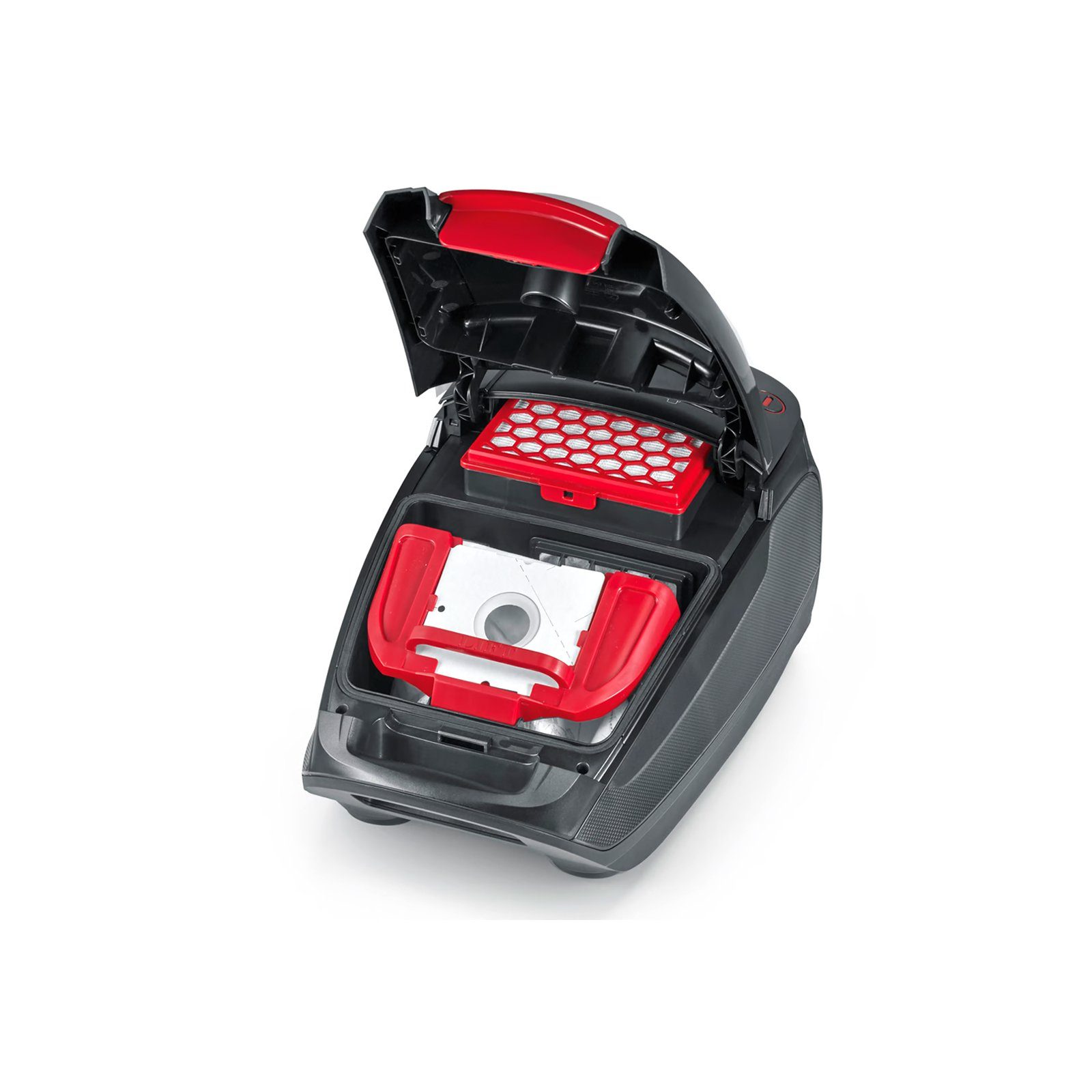 Severin Bodenstaubsauger BC 7964 S'Power Kompakt, 850 W, Bodenstaubsauger mit Beutel, Für Allergiker geeignet