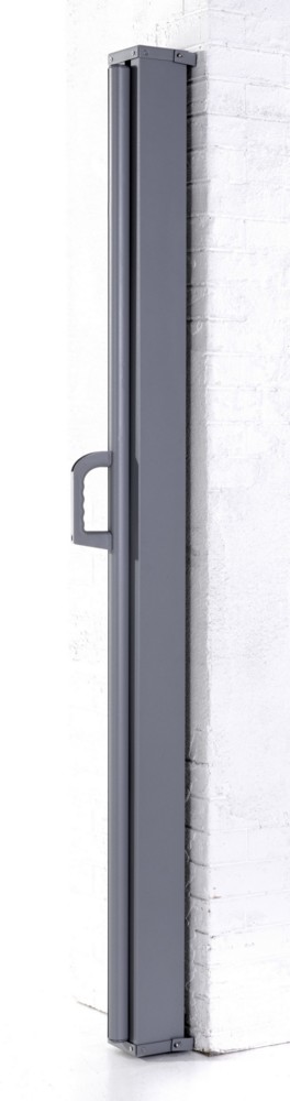 HC Home & Living Seitenmarkise Balkonmarkise aus Aluminium, ca. 3 x 1,6 m - Anthrazit