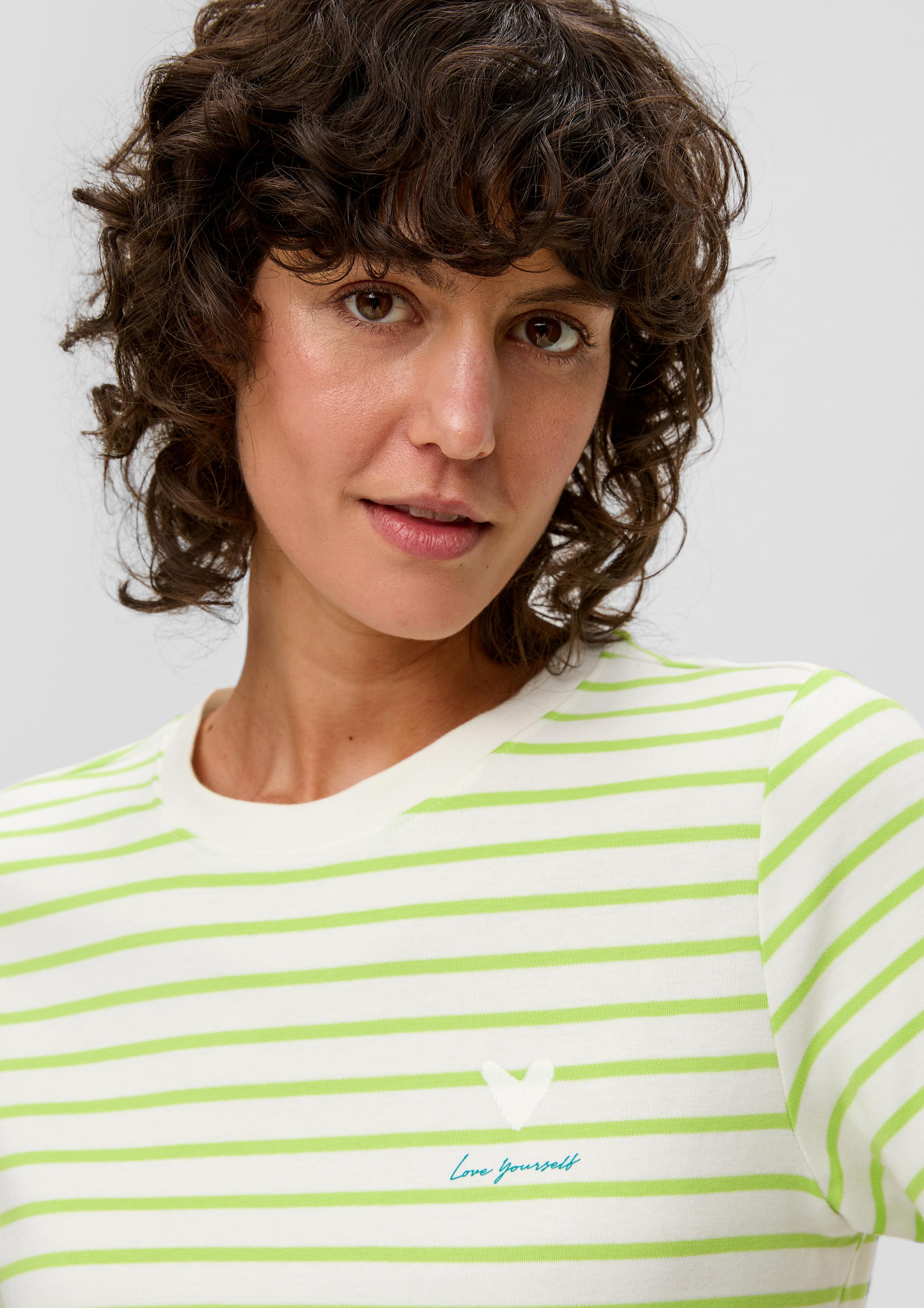 T-Shirt mit Streifenmuster  2141812-74G2