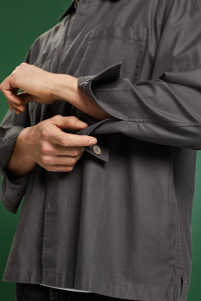 Button-Down-Hemd aus Twill