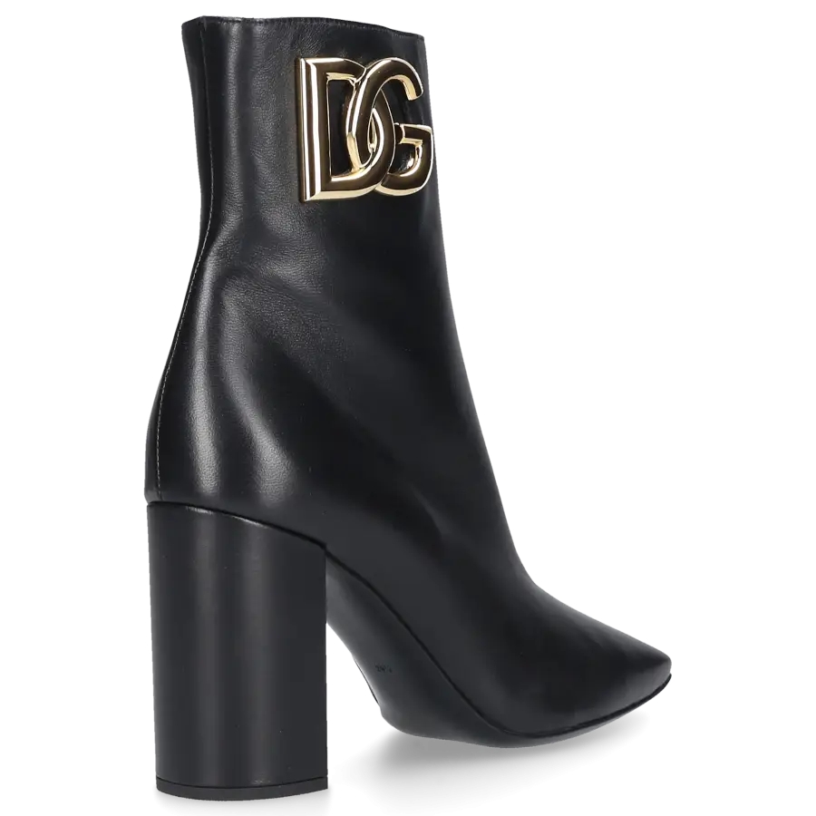 Dolce & Gabbana - Klassische Stiefeletten JACKIE 90 Kalbsleder - schwarz