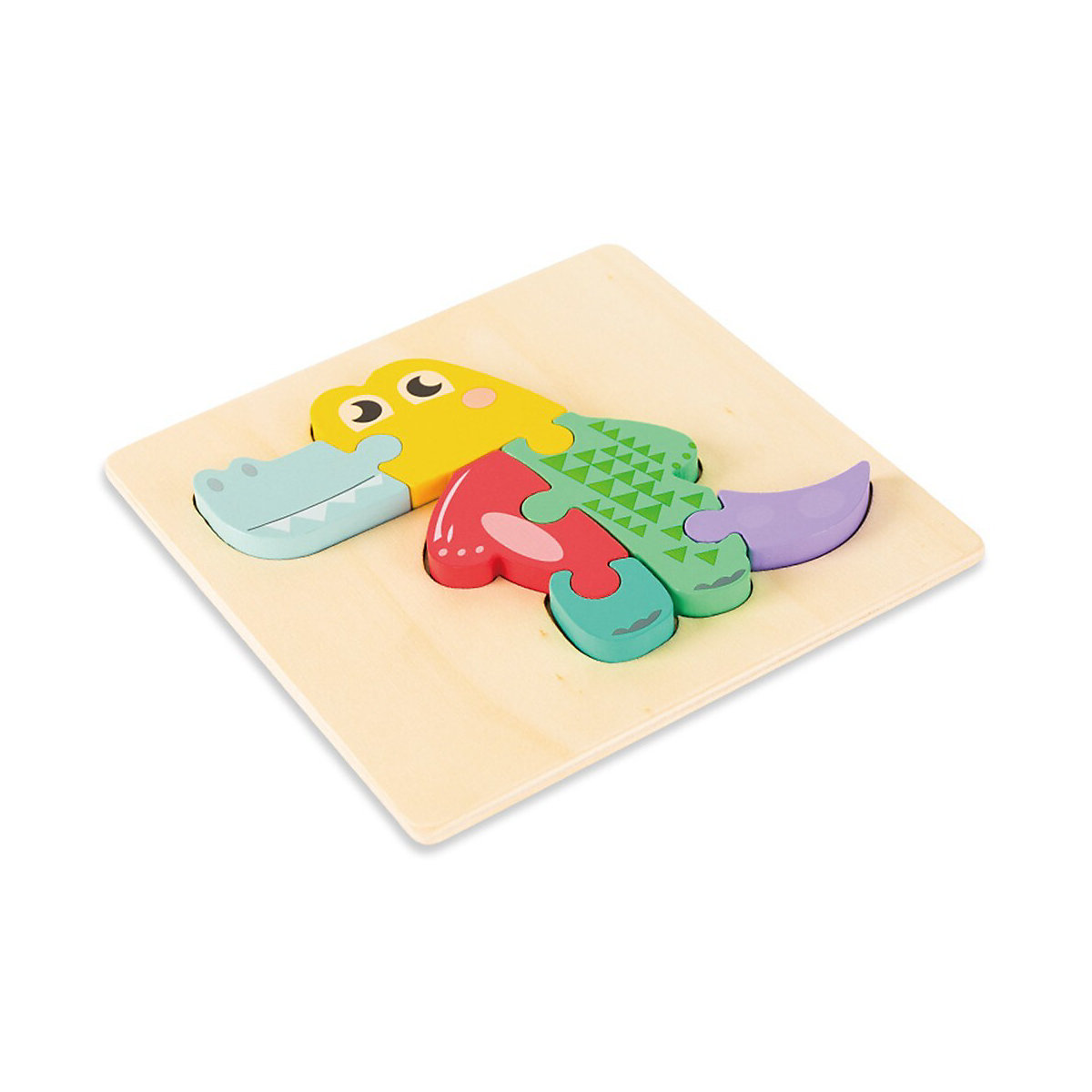Baby-Puzzle aus Holz vertikale Blockmontage