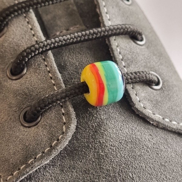 Atelier Schatzmuschel ~ Schuh Perle ~ Regenbogen