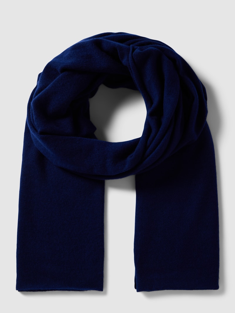 Schal mit Strukturmuster in royalblau