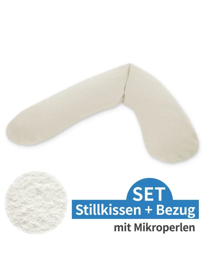Theraline Stillkissen Das Original mit Mikroperlen-Füllung inkl. in beige,weiss günstig kaufen onesize