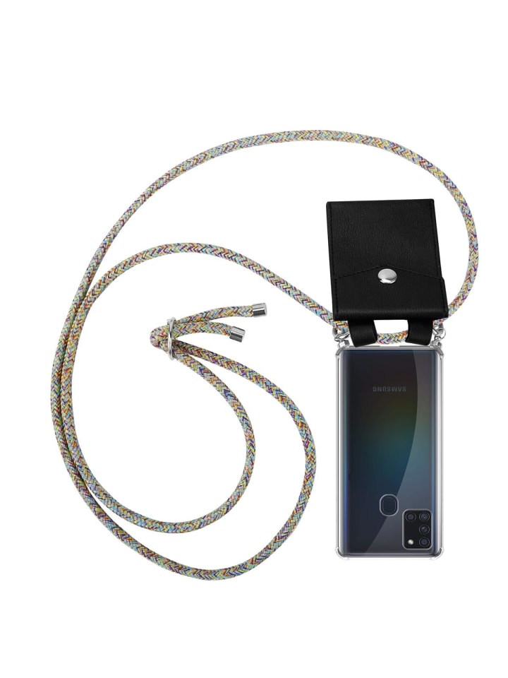 cadorabo Handykette für Samsung Galaxy A21s Hülle in RAINBOW günstig kaufen onesize