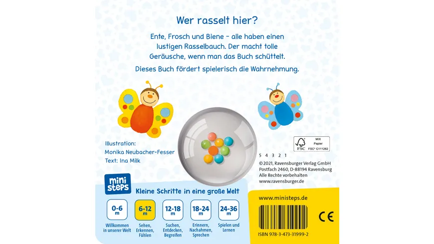 ministeps: Meine bunten Ri-Ra-Rasseltiere