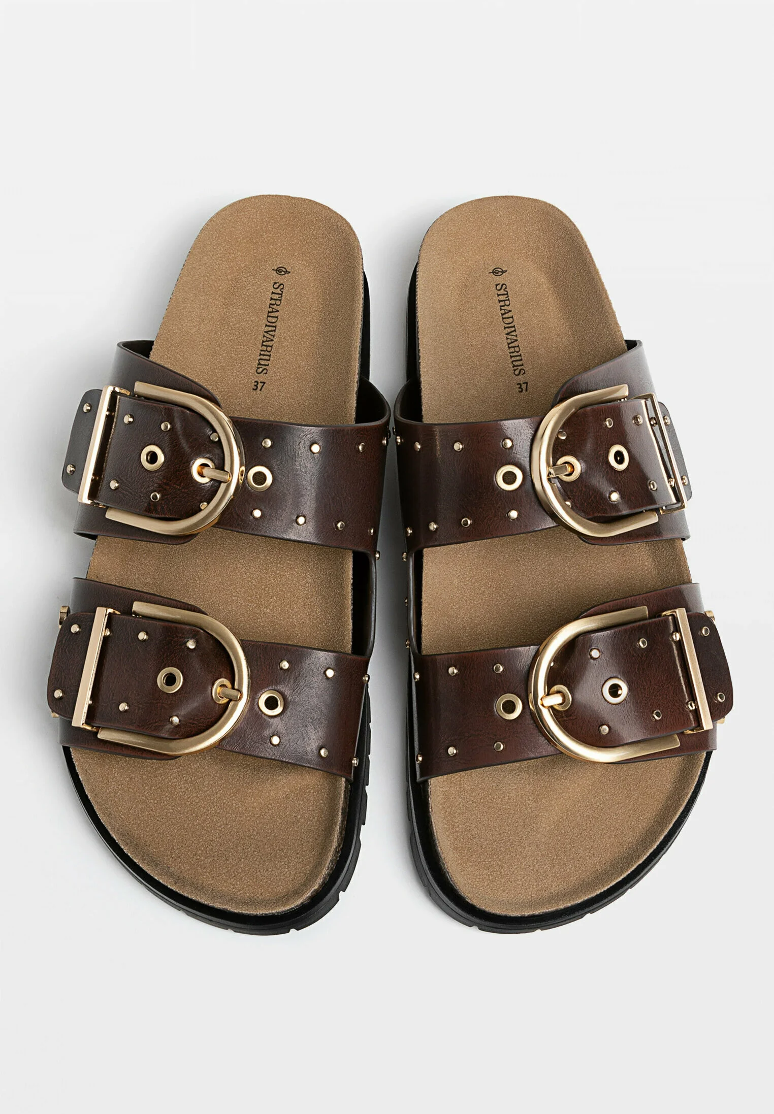 Stradivarius PLANAS CON HEBILLAS - Zapatillas