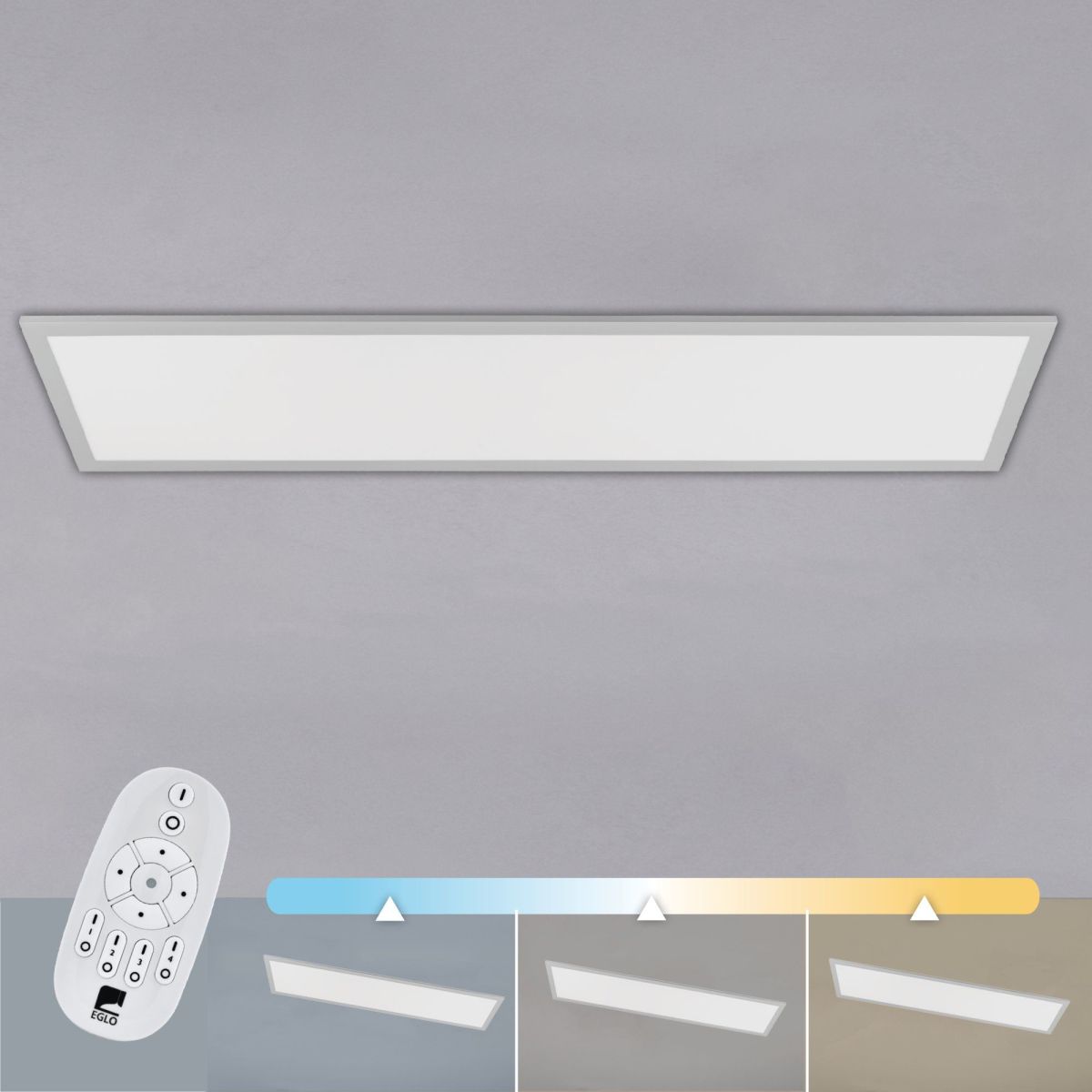 EGLO LED Deckenleuchte Bottazzo Silber