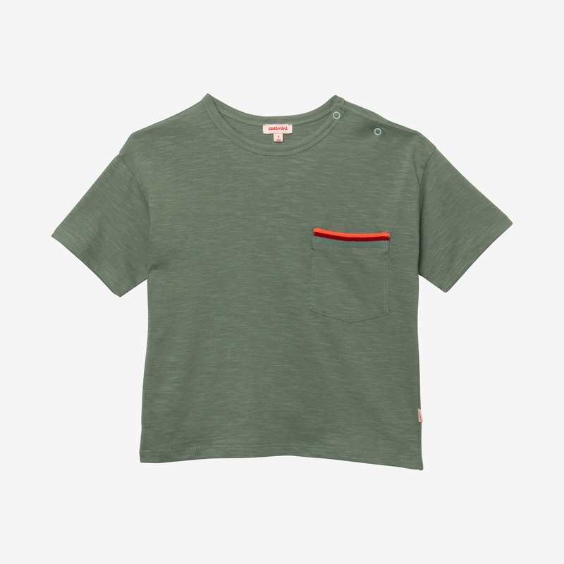 T-shirt bébé garçon vert Catimini