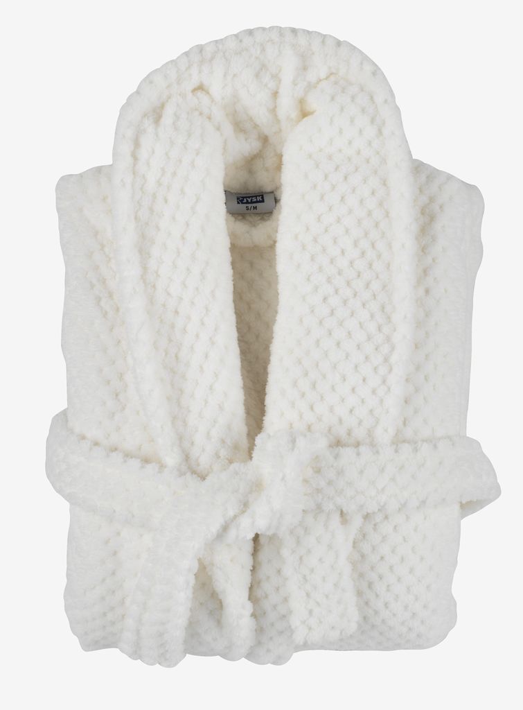 NITTA plus NITTA bathrobe S/M white